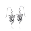 Celtic Knotwork Silver Earrings TER381