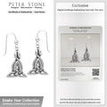 Celtic Knotwork Snake Sterling Silver Earrings TER510
