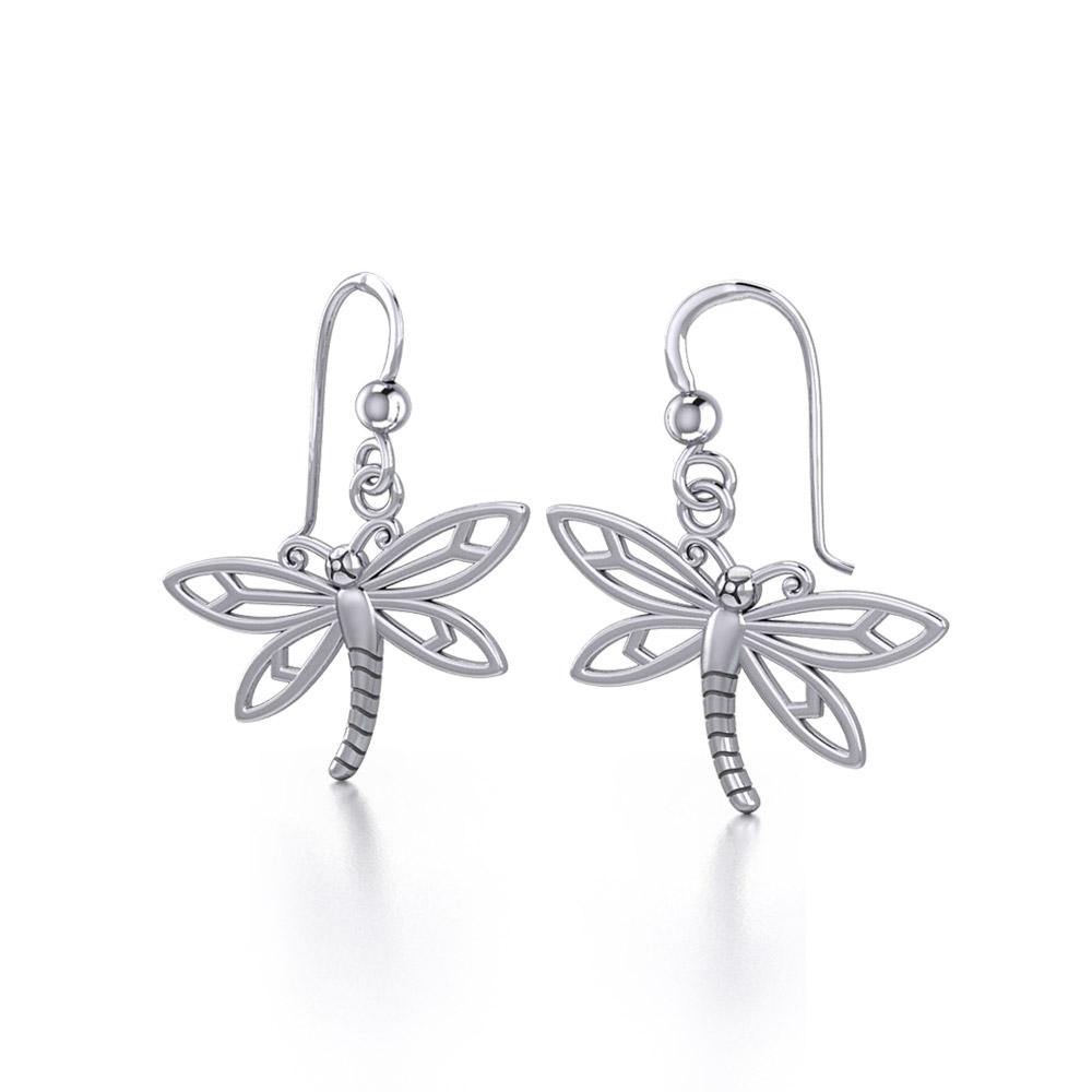 Dragonfly Sterling Silver Earrings TER518