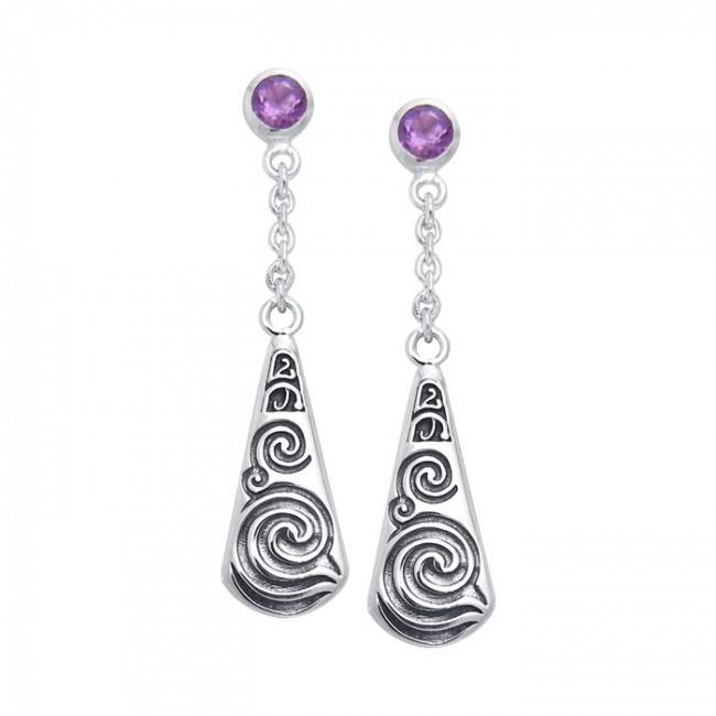 Celtic Maori Silver Earrings TER524