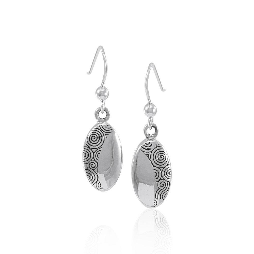 Danu Celtic Elegant Spirals Earrings TER548