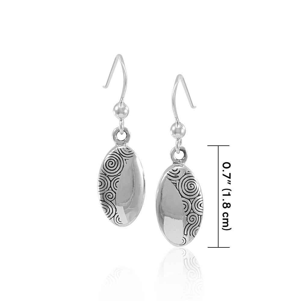 Danu Celtic Elegant Spirals Earrings TER548