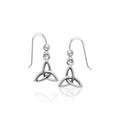 Celtic Trinity Knot Sterling Silver Earrings TER986