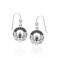 Celtic Claddagh Gemstone Earrings TER993