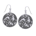 Celtic Knot Horse Sterling Silver Earrings TER996