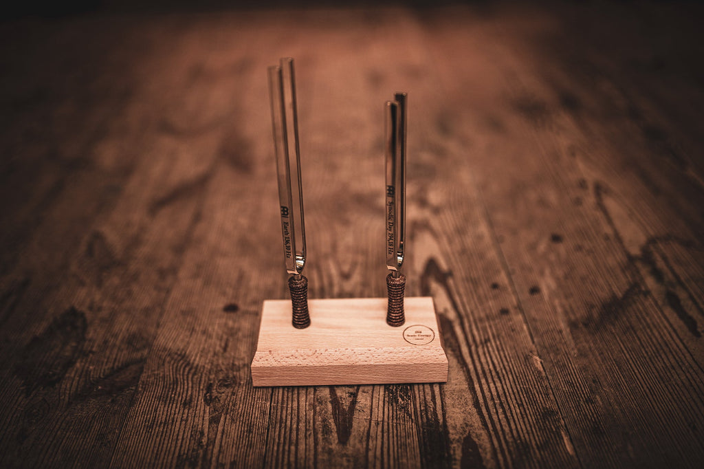 2-Piece Day & Night Planetary Tuned Tuning Fork Set incl. Holder | | Wiccan Center