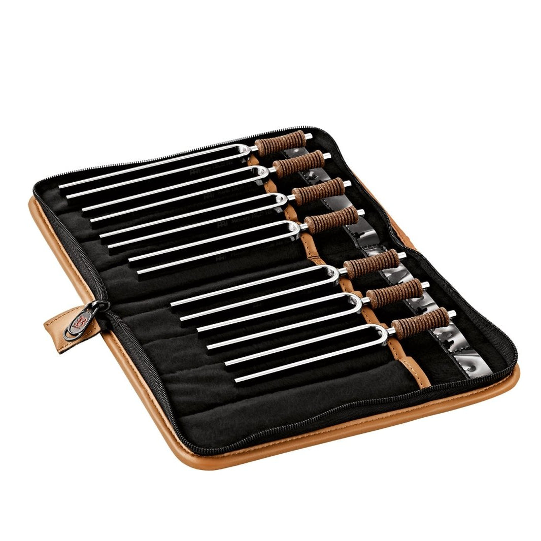 7 Chakra Healing Tuning Fork Set with Travel Case | Standard Tuning Fork Set | Wiccan Center