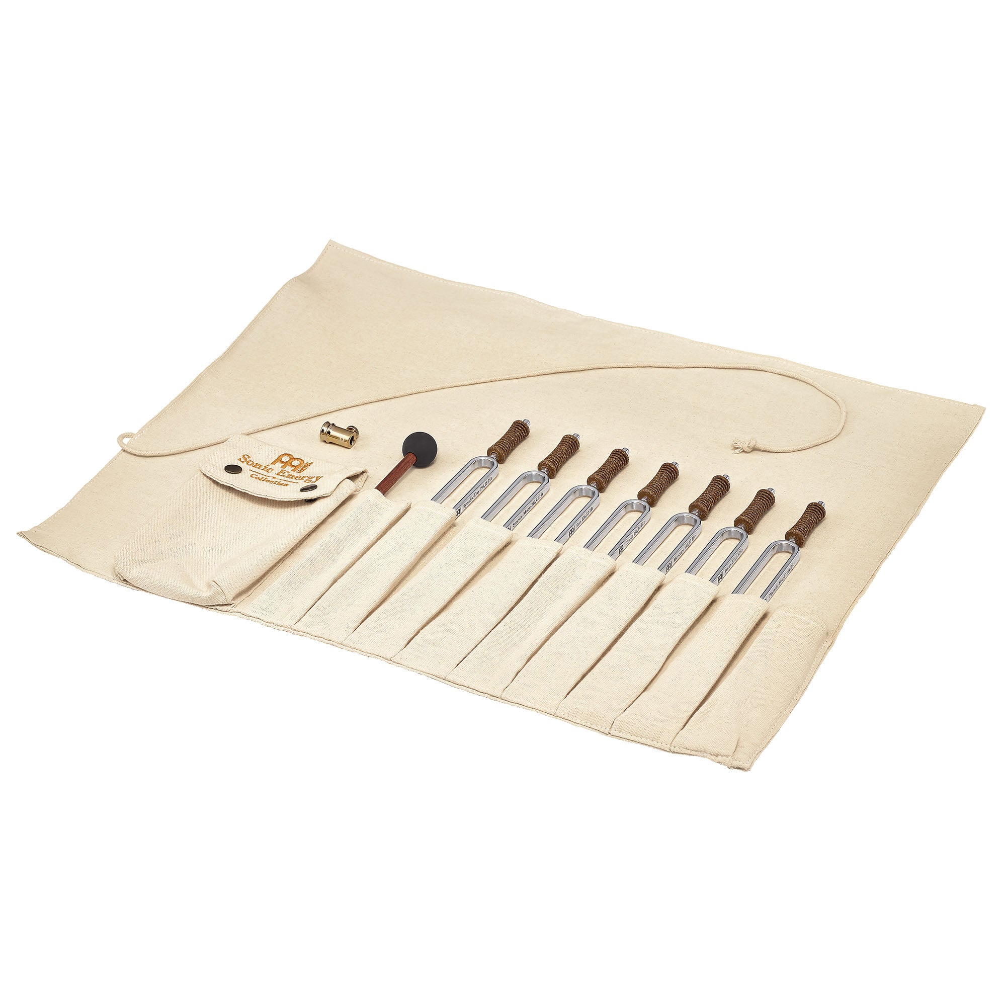 Planetary Tuned Tuning Fork Chakra Set, Incl. Rollup Bag & Tuning Fork Vibration Foot | | Wiccan Center