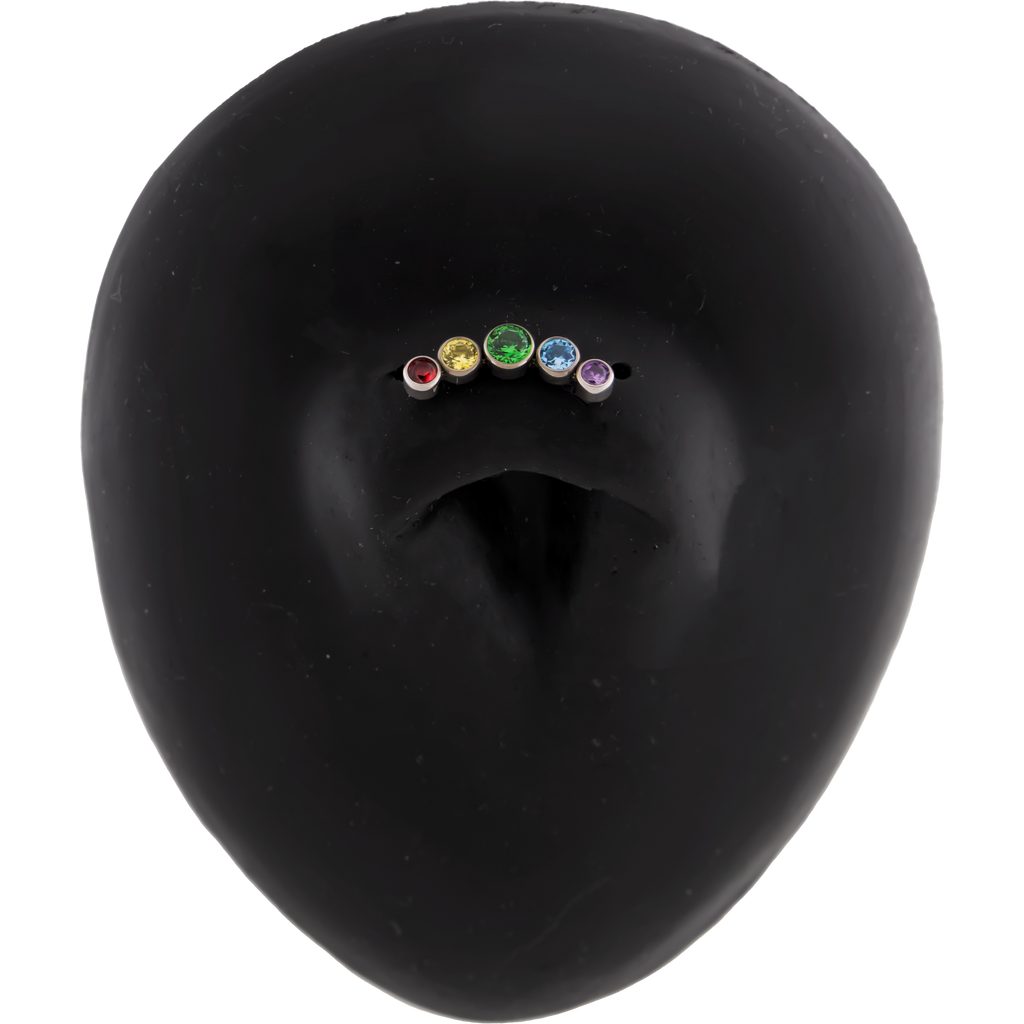 Lux - Rainbow 16G Internally Threaded End | Body Jewelry | Wiccan Center