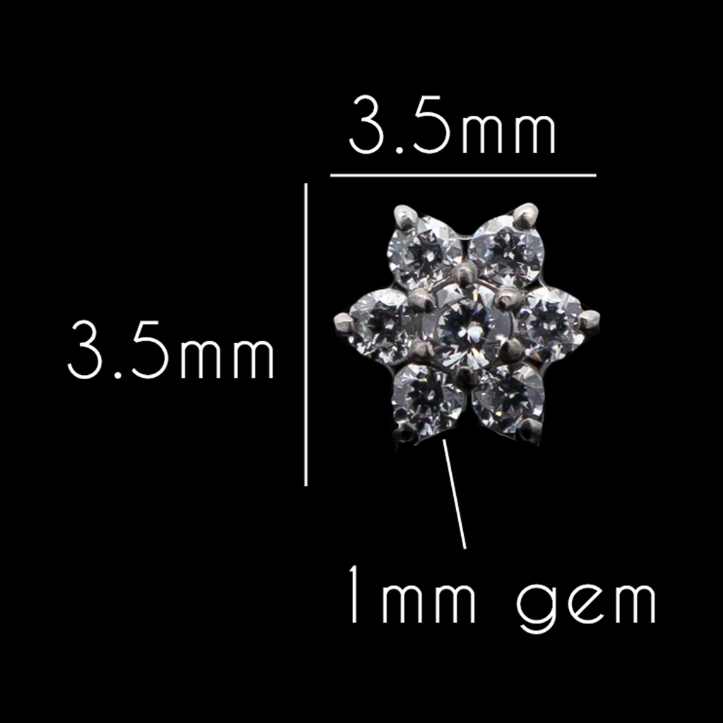 Aurielle - 16G Internally Threaded End | Body Jewelry | Wiccan Center