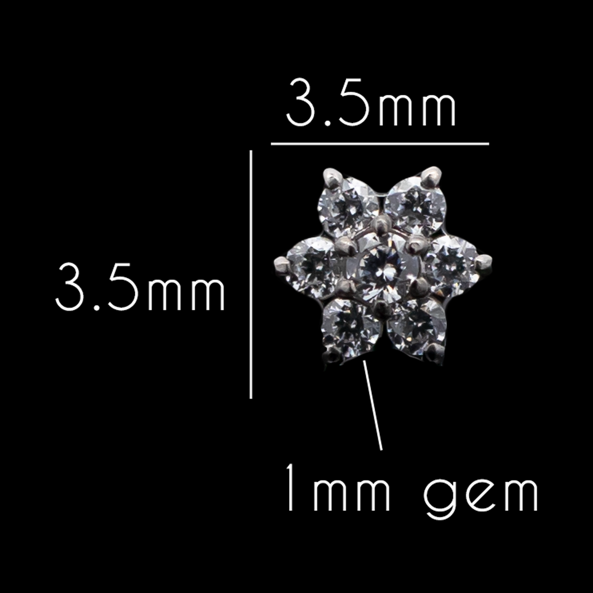 Aurielle - 16G Internally Threaded End | Body Jewelry | Wiccan Center
