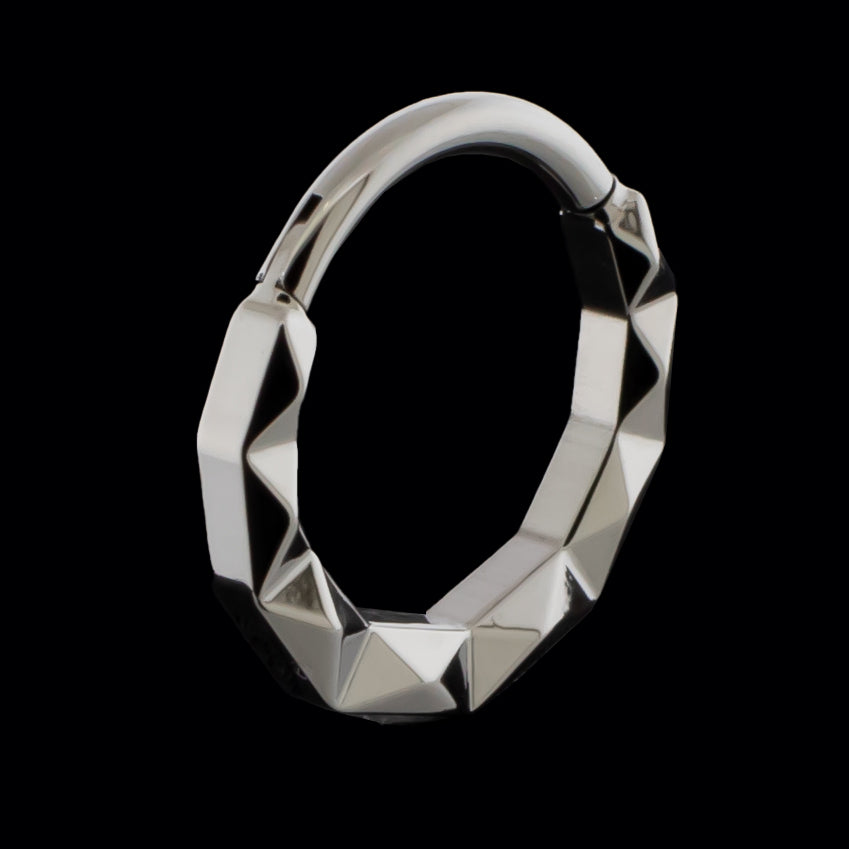 Linden - Titanium Hinged Ring | Hinged Segment Ring | Wiccan Center