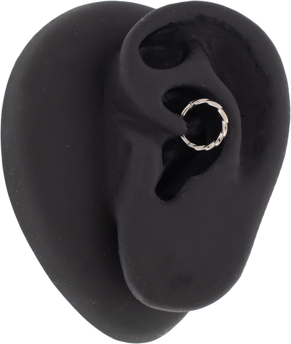 Twist- Titanium Hinged Ring | Hinged Segment Ring | Wiccan Center