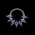 Orchid - Hinged Ring | Body Jewelry | Wiccan Center