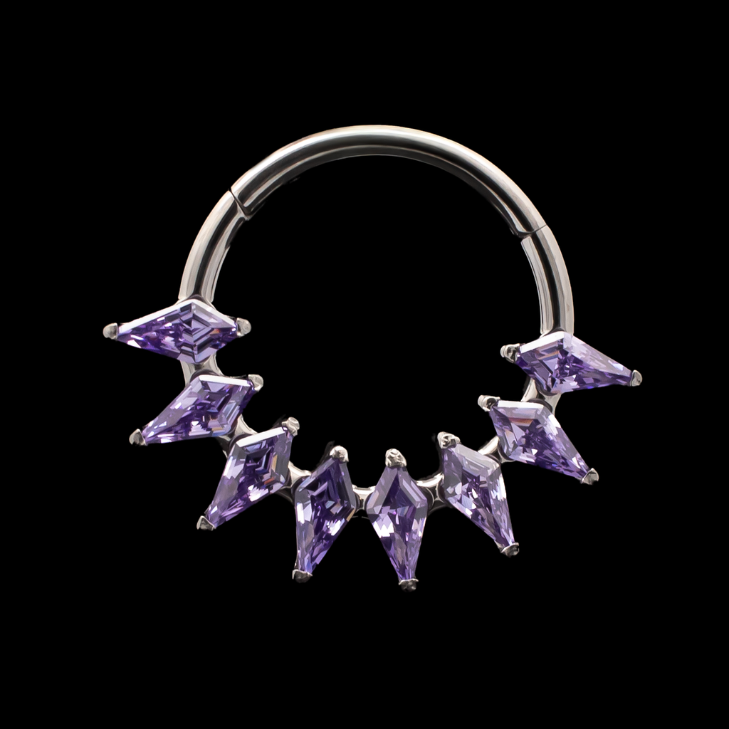 Orchid - Hinged Ring | Body Jewelry | Wiccan Center