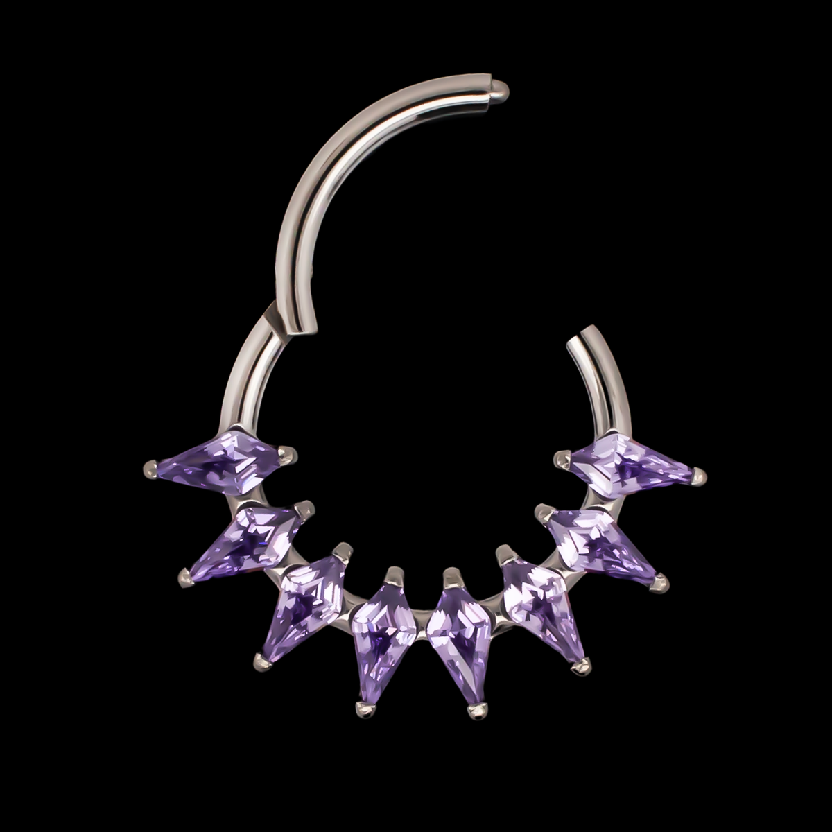 Orchid - Hinged Ring | Body Jewelry | Wiccan Center