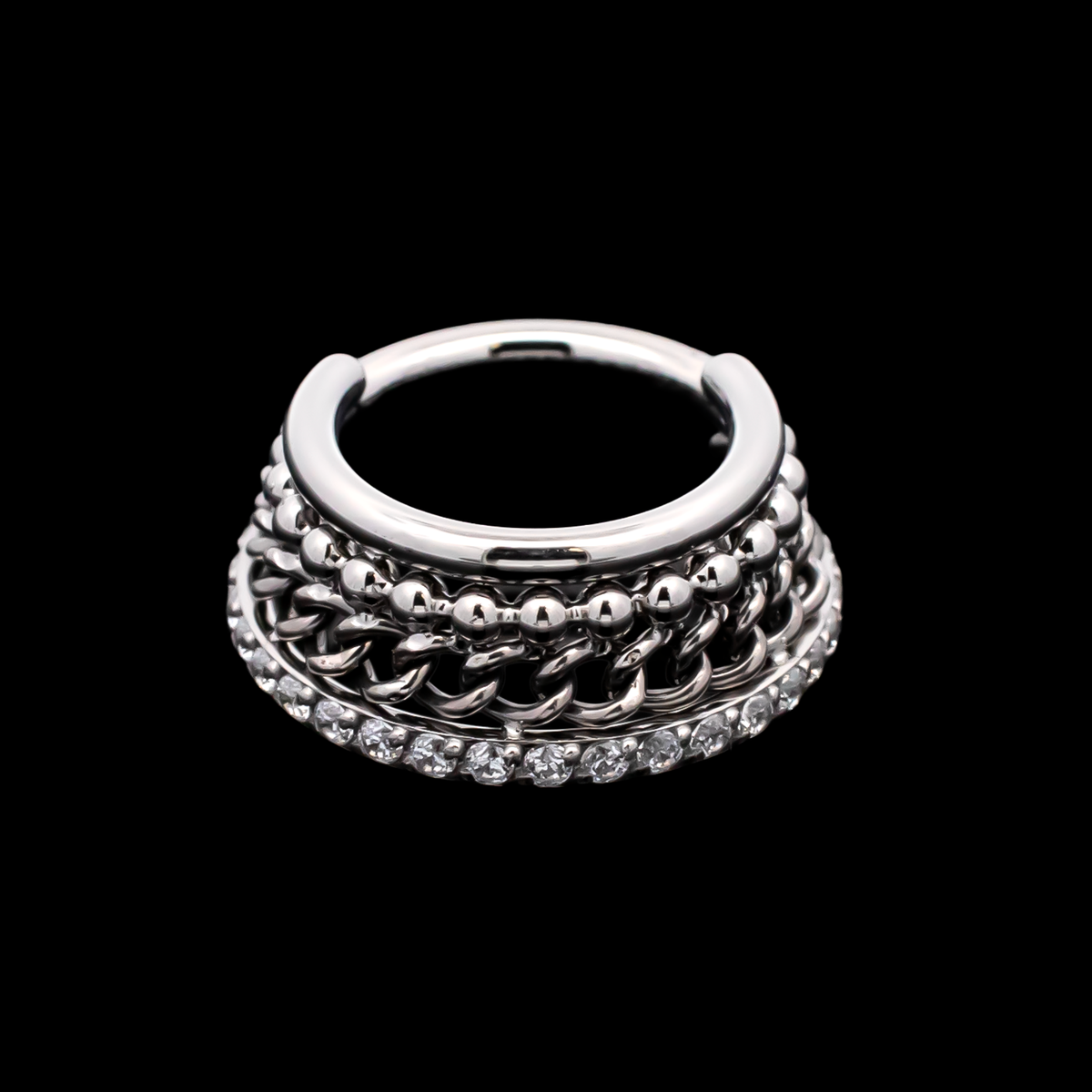 Slade - Hinged Ring | Body Jewelry | Wiccan Center