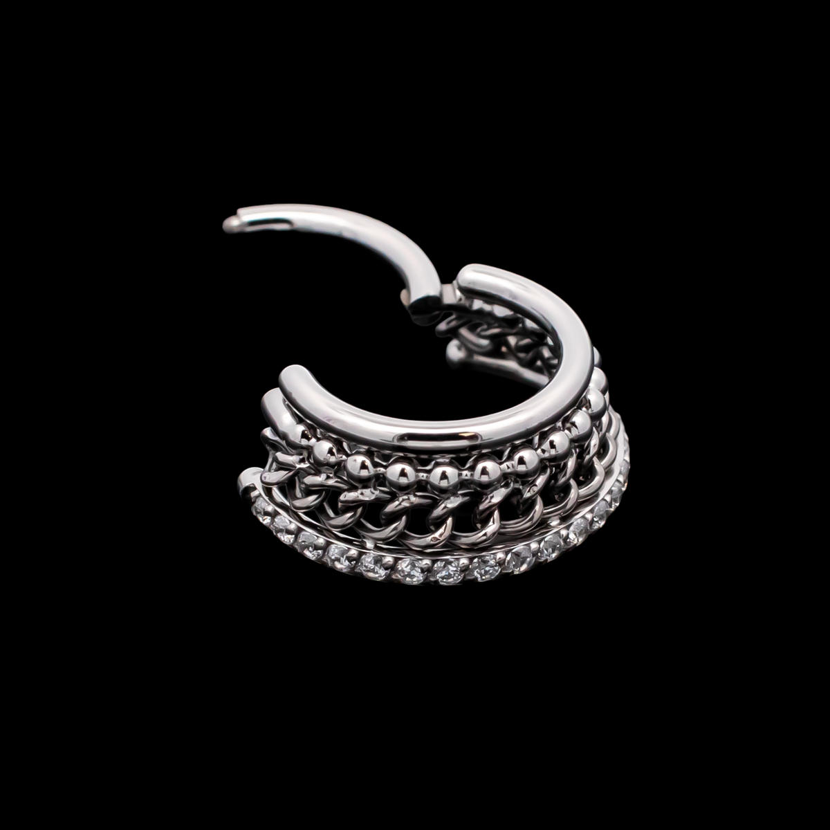Slade - Hinged Ring | Body Jewelry | Wiccan Center