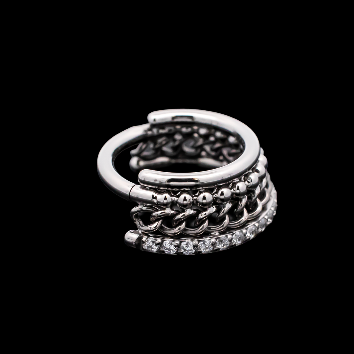 Slade - Hinged Ring | Body Jewelry | Wiccan Center