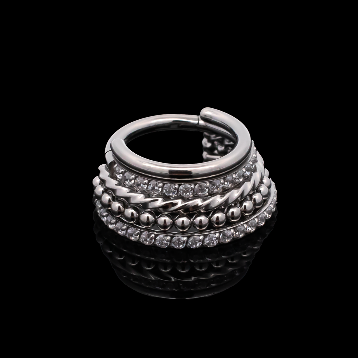 Xavier - Hinged Ring | Body Jewelry | Wiccan Center
