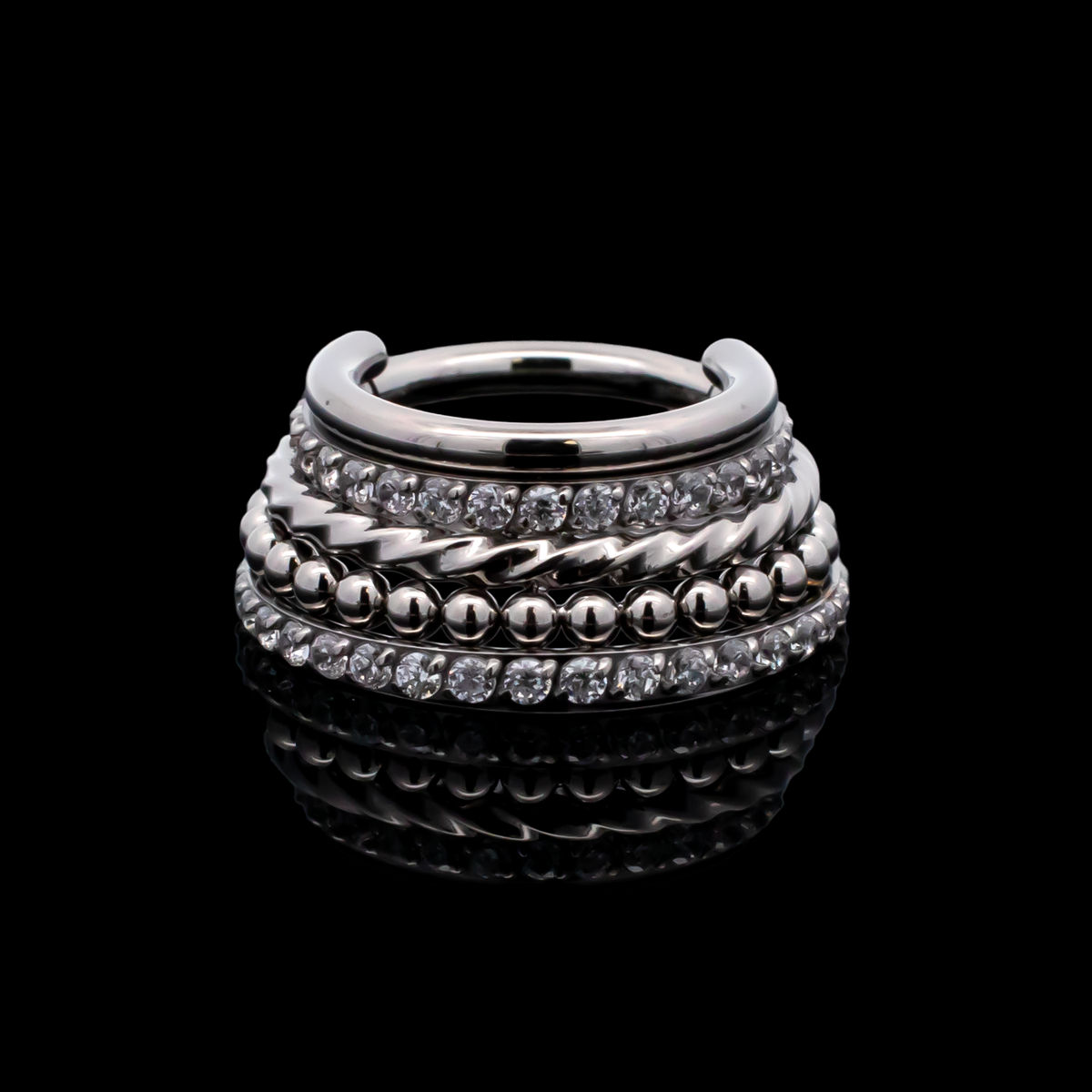 Xavier - Hinged Ring | Body Jewelry | Wiccan Center