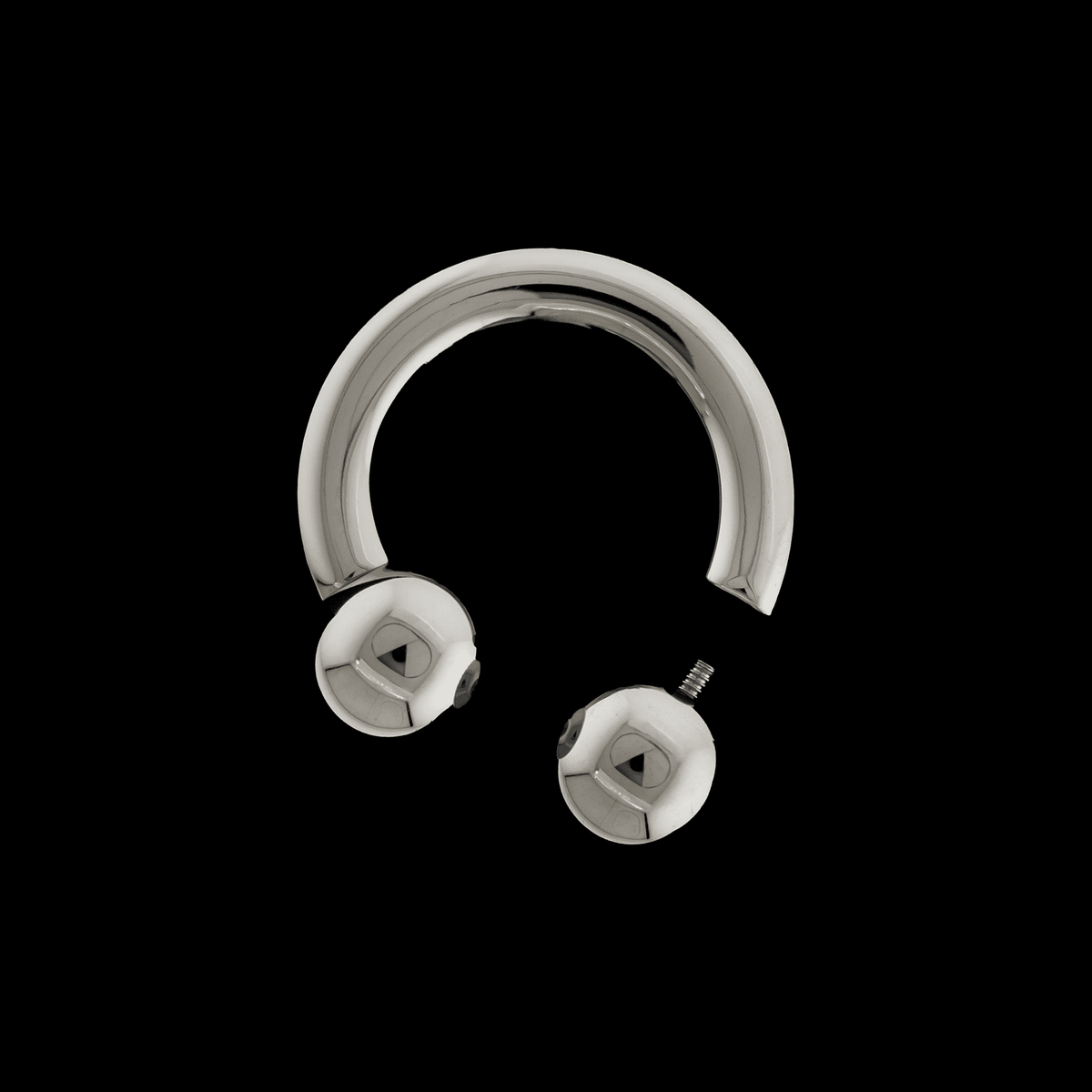 4G Titanium Horseshoe - Internally Threaded | Body Jewelry | Wiccan Center