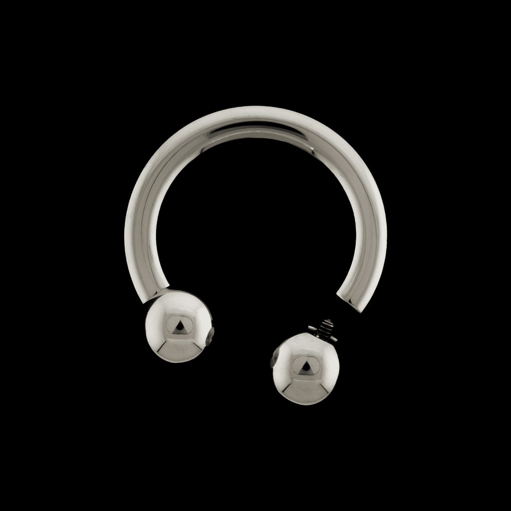 6G Titanium Horseshoe - Internally Threaded | Body Jewelry | Wiccan Center