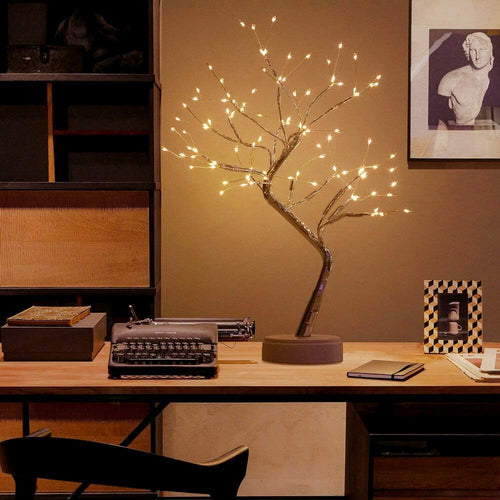 60LED Tree Lights, Battery Operated, Warm White | Artificial Tree | Wiccan Center