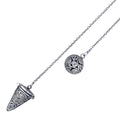 Celtic Knotwork Sterling Silver Pendulum Design TM004