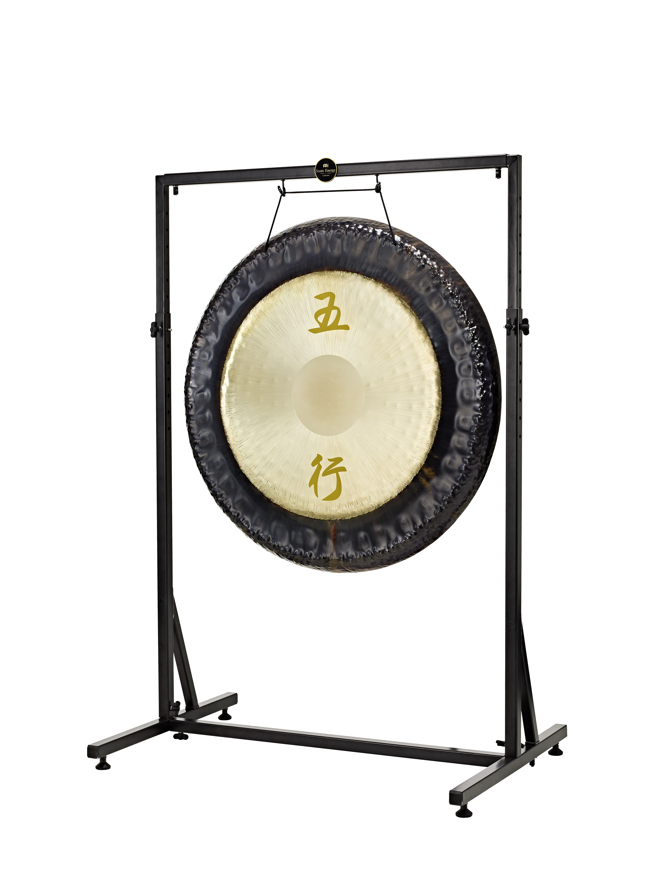 Framed Gong Stand, Up to 40", Black Powder-Coated Steel | | Wiccan Center