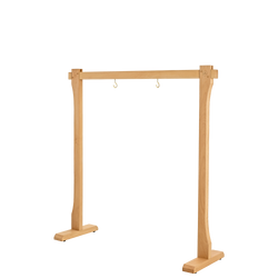 Wood Gong Stand, Large, Up to 40" Gong Size | | Wiccan Center