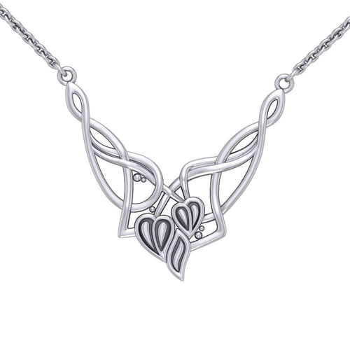 A declaration of a wondrous eternity ~ Celtic Knotwork Sterling Silver Necklace TN017 | Necklace | Wiccan Center