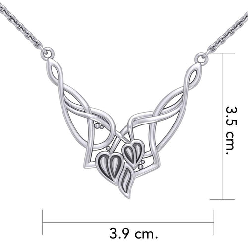 A declaration of a wondrous eternity ~ Celtic Knotwork Sterling Silver Necklace TN017 | Necklace | Wiccan Center