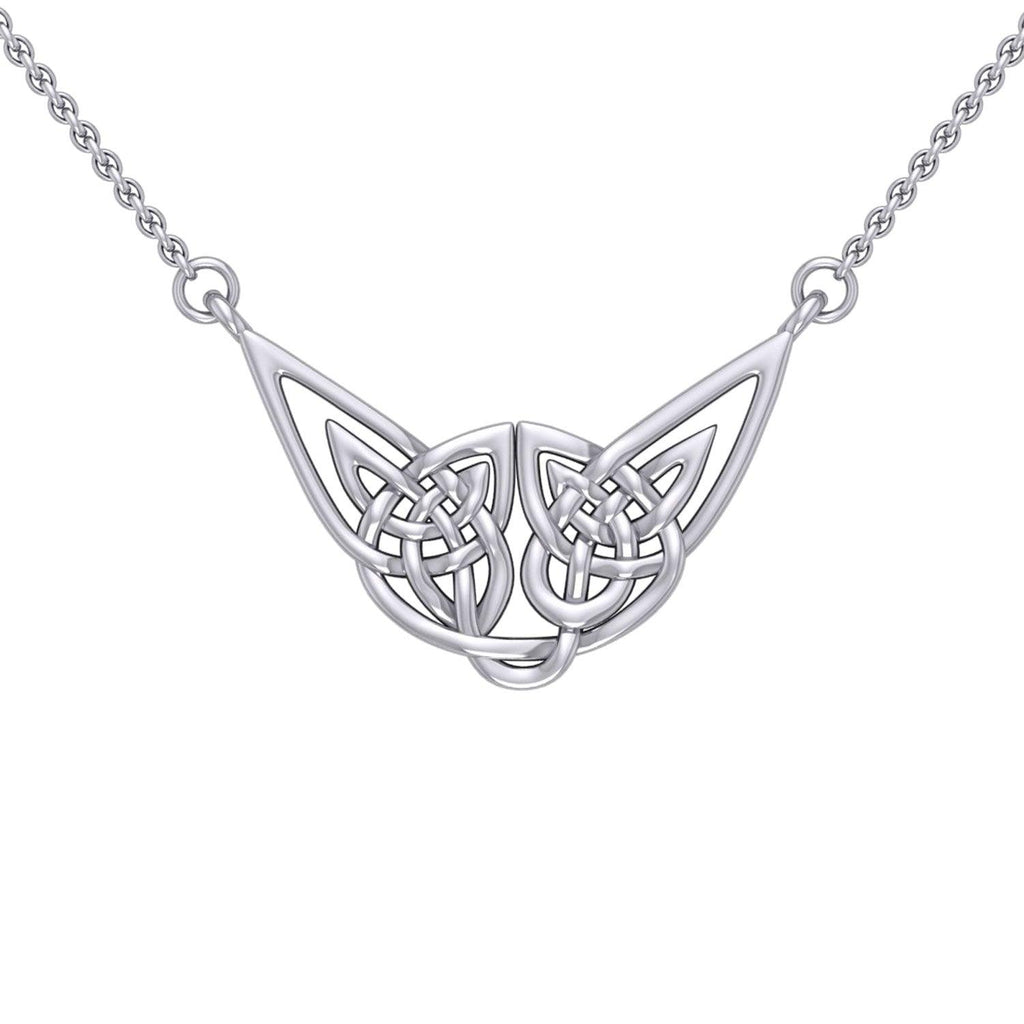 Celtic Knotwork Sterling Silver Necklace TN018