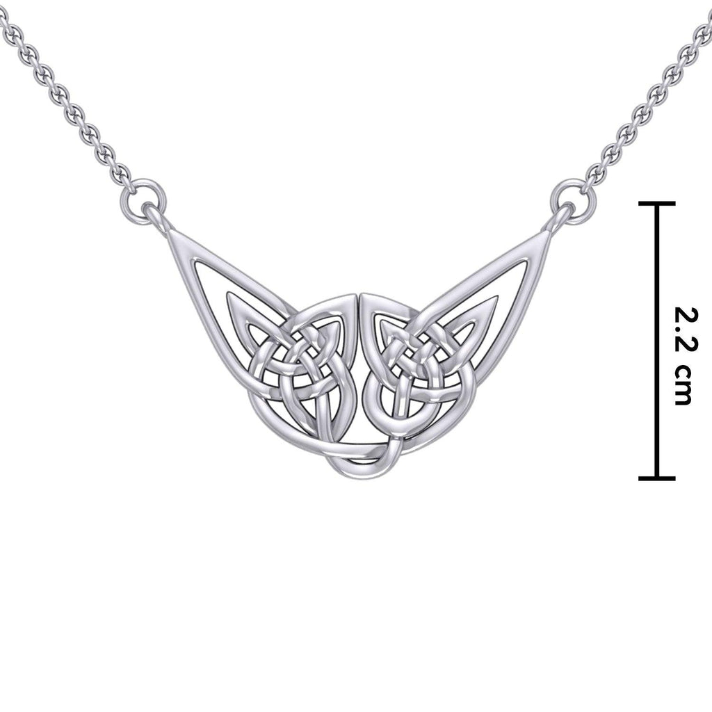 Celtic Knotwork Sterling Silver Necklace TN018