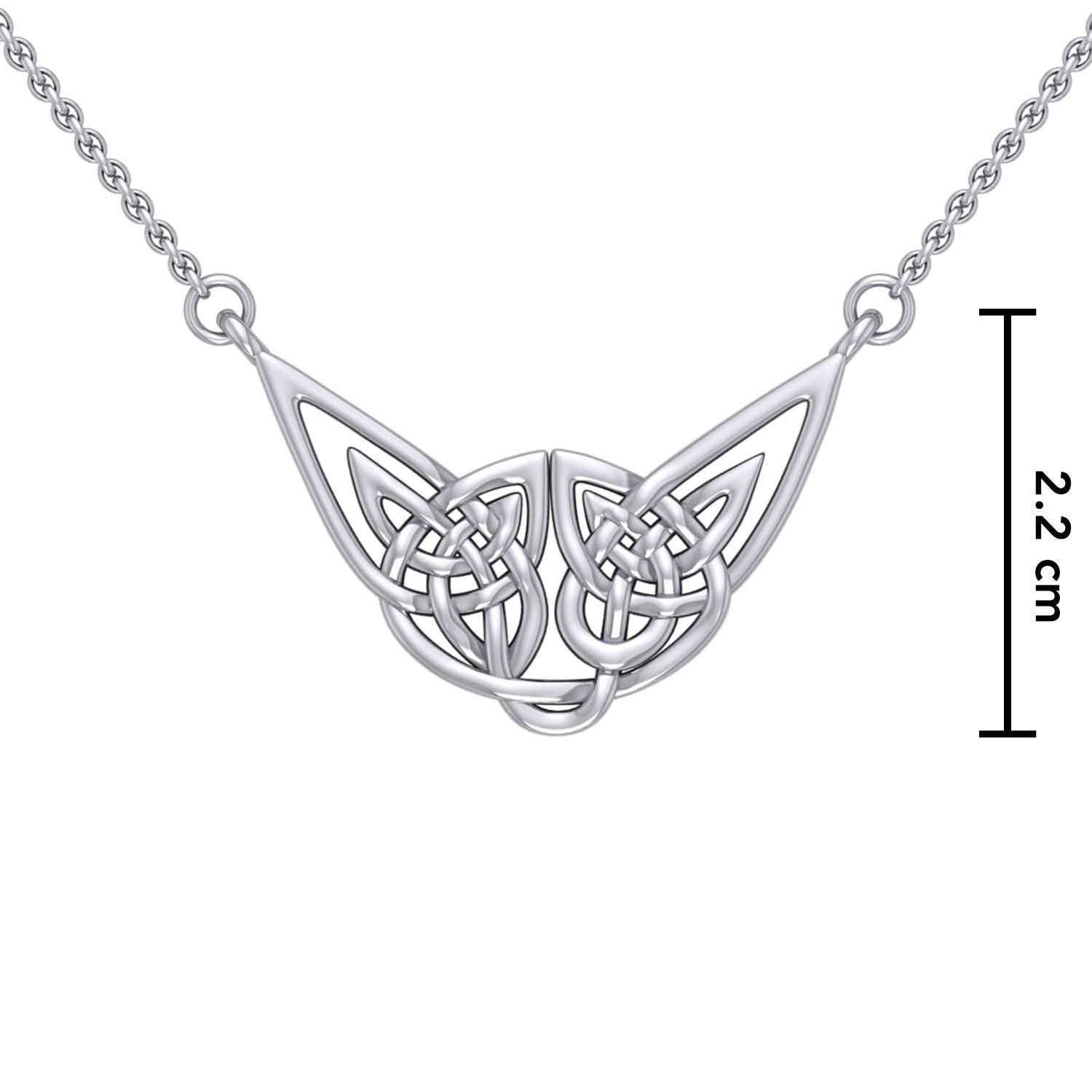 Celtic Knotwork Sterling Silver Necklace TN018