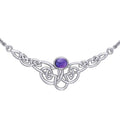 Celtic Knotwork Silver Necklace TN019