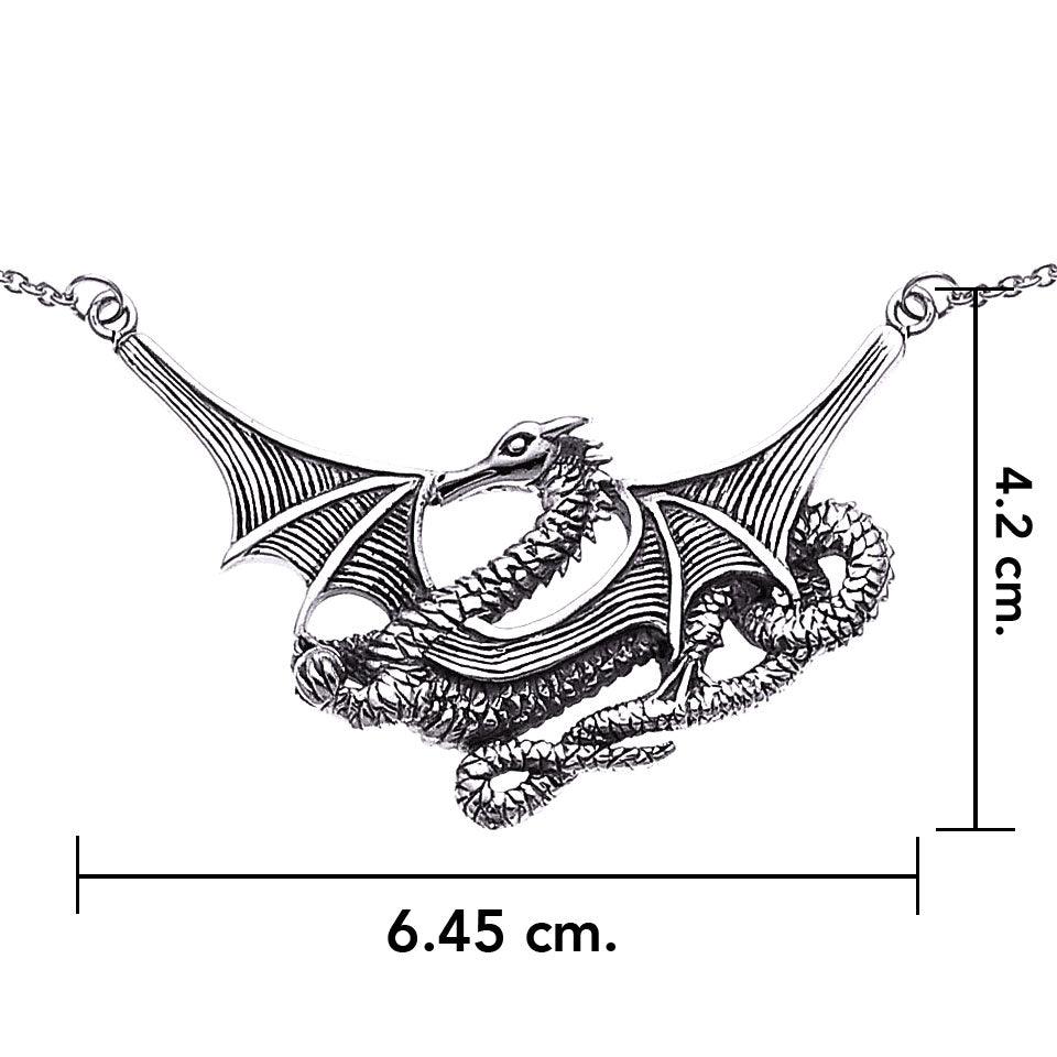 Mystical Spirit of the Sea Dragon ~ Sterling Silver Jewelry Necklace TN103