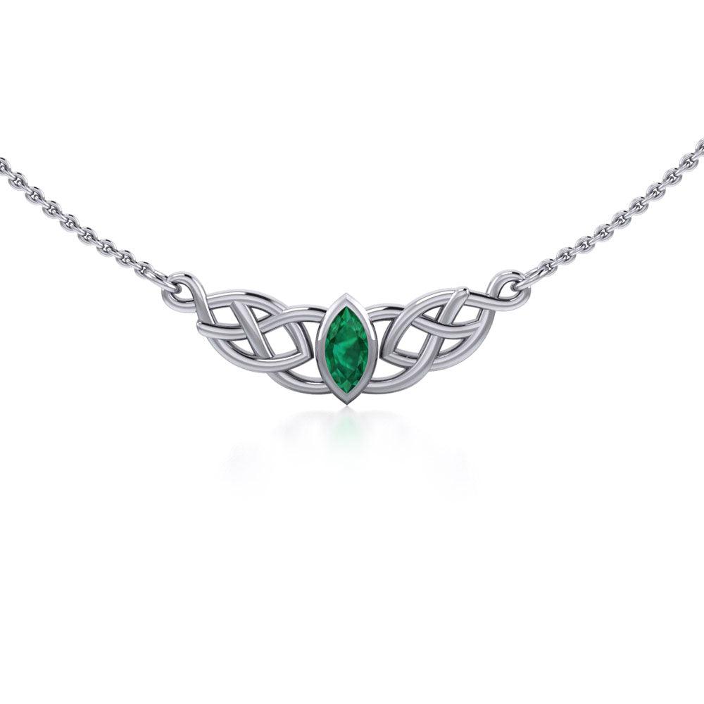 Celtic Knotwork Sterling Silver Necklace TN116