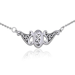 Celtic Knotwork Triskele Silver Necklace TN177 | Necklace | Wiccan Center