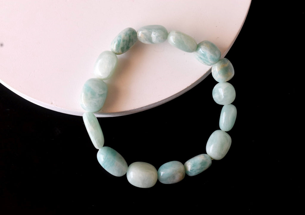 Amazonite Nugget Bracelet ~ Crystal Nuggets Jewelry