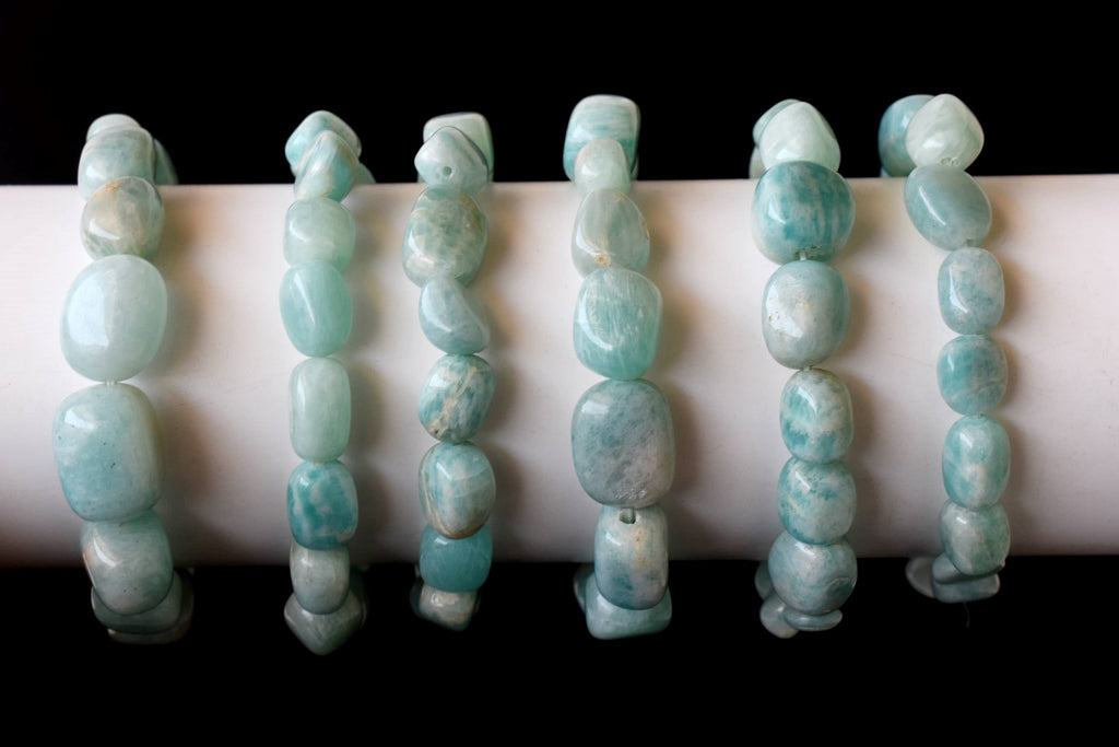 Amazonite Nugget Bracelet ~ Crystal Nuggets Jewelry