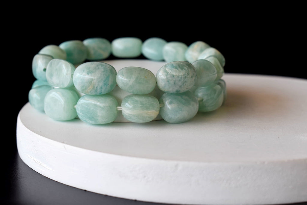 Amazonite Nugget Bracelet ~ Crystal Nuggets Jewelry