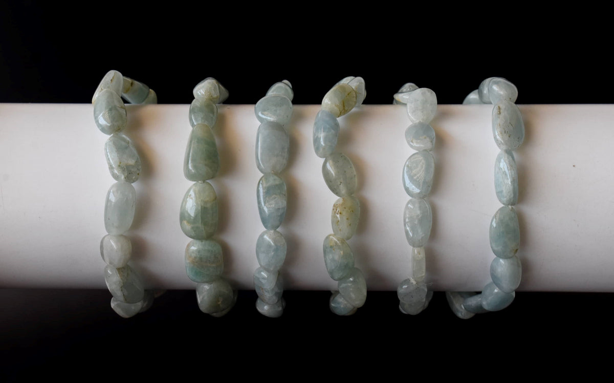 Green Aventurine Nugget Bracelet ~ Crystal Nuggets Jewelry