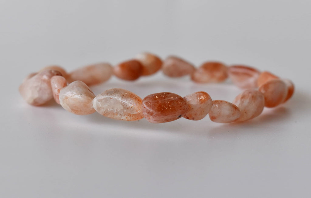 Sunstone Nugget Bracelet ~ Crystal Nuggets Jewelry