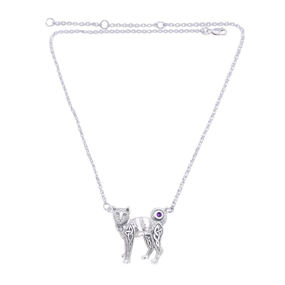 Celtic Cat Necklace TNC047