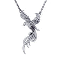 Alighting Breakthrough Mythical Phoenix Sterling Silver Pendant TNC232 Limited Edition