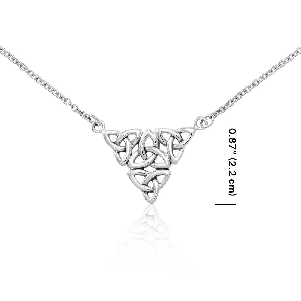 Celtic Trinity Knots Necklace TNC410