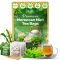 Premium Moroccan Mint Green Tea | Traditional Green Tea with Spearmint – Premium Quality Herbal Blend. | Tea | Wiccan Center