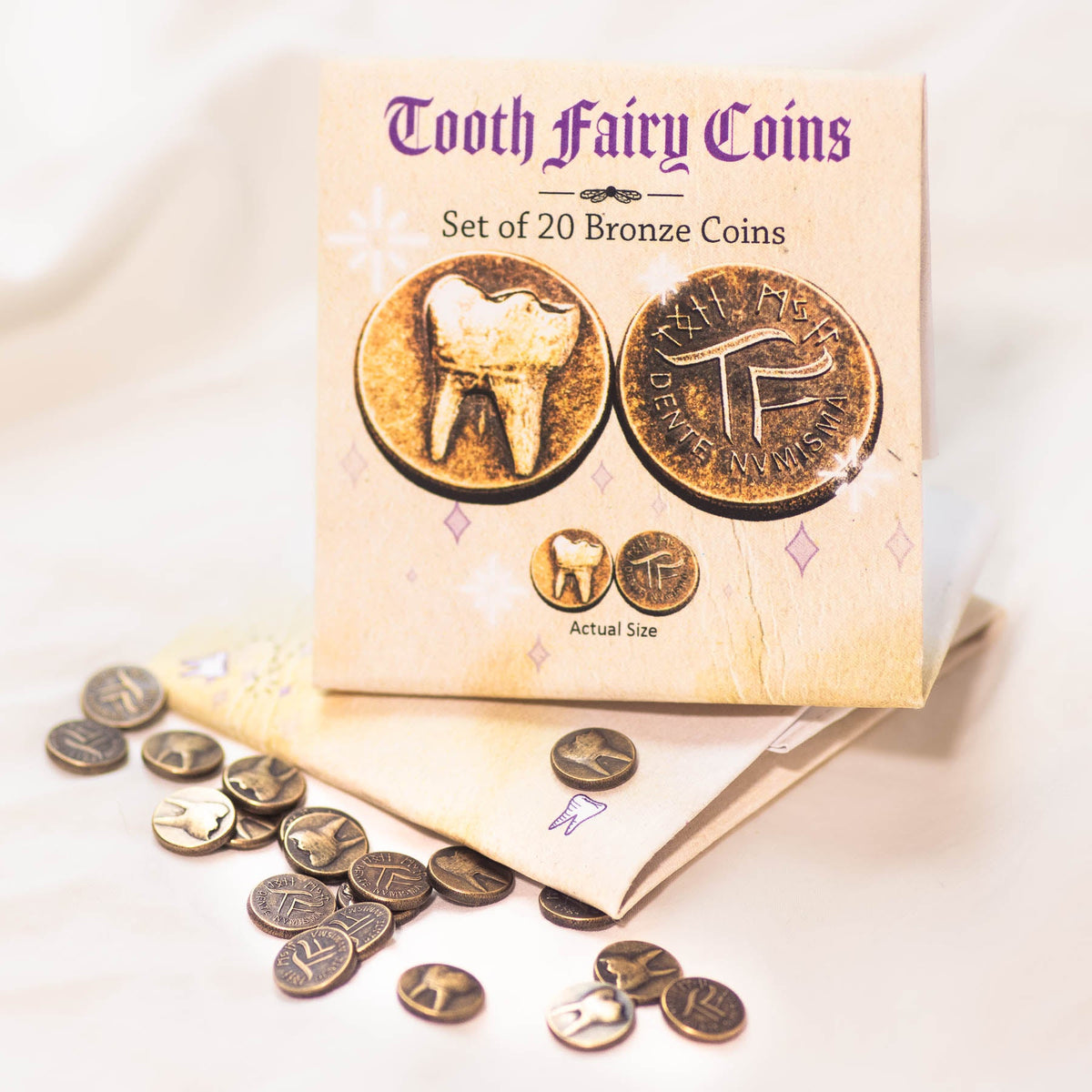 Tooth Fairy's Set of 20 Bronze Coins | Artwork | Wiccan Center